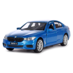 Модель ин. мет. "BMW 5-ER Sedan M-Sport" 12см, двери, багаж, син, коробка 5ER-12-BU (Технопарк)