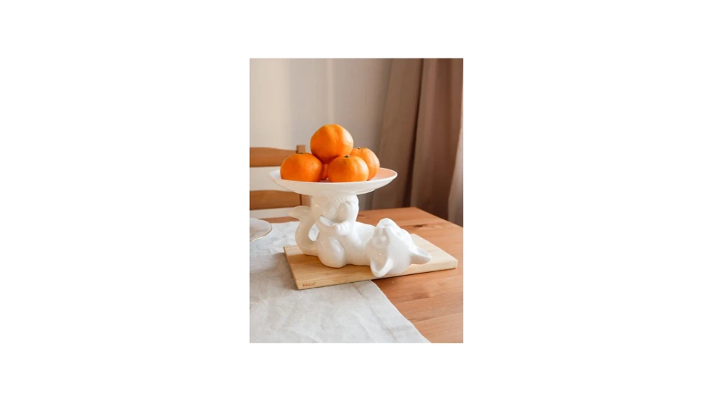 Блюдо на ножке Claystreet Котенок 18 см