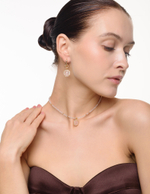 Чокер "Royal" из розового кварца Gold