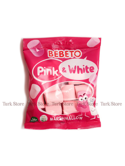 Маршмеллоу Bebeto Pink&White 60 гр