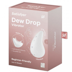 Клиторальный мини-вибратор Satisfyer Dew Drop белый