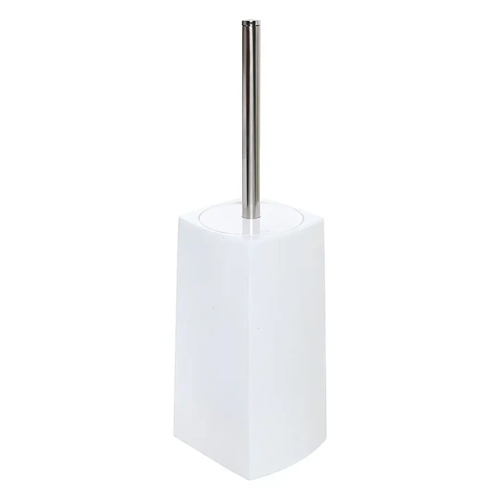 Ерш с высокой закрытой подставкой «Космос» 38 см белый квадрат