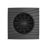 Вентилятор вытяжной D100 SILENT 4С Matt black с обратным клапаном  DICITI