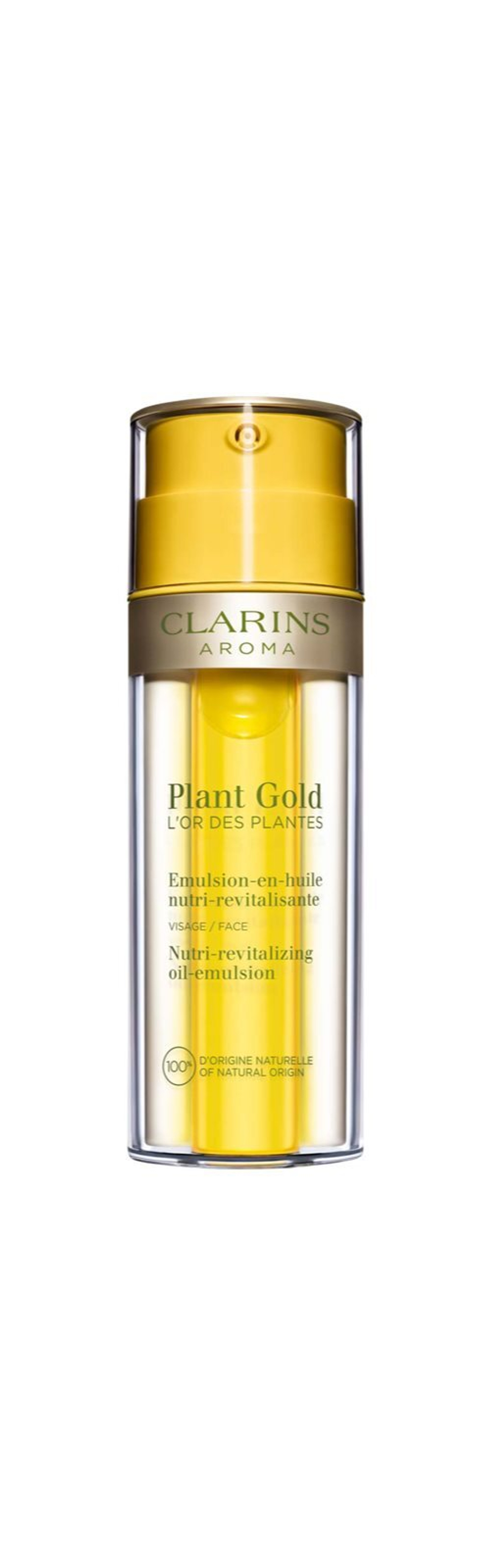 Clarins Plant Gold  Nutri-Revitalizing Oil-Emulsion - Питательное масло для лица 2-в-1 /   35  ml  / GTIN 3666057031038