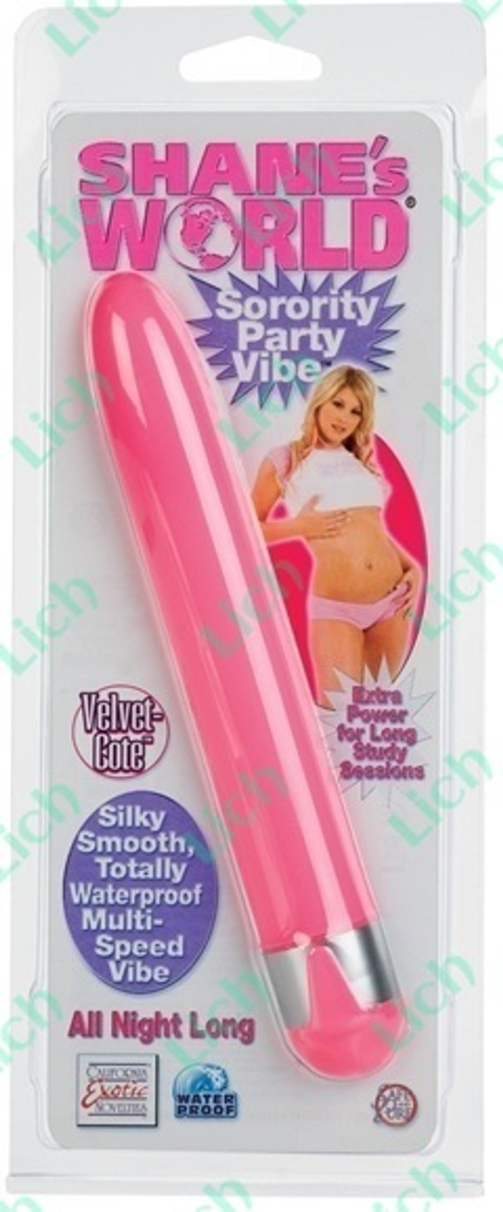 Розовый вибратор Shane`s World с бархатистой поверхностью