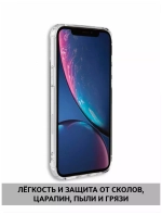 Чехол силиконовый для iPhone XS прозрачный
