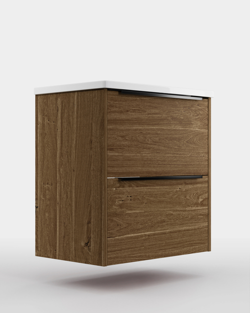 Тумба с раковиной La Fenice Nota 60 см FNC-01-NOT-DGT-60-2 галифакс табак