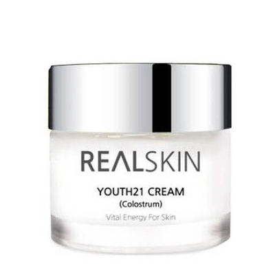 Крем для лица с отбеливающим эффектом на основе колострума 50 мл Realskin Youth 21 Cream