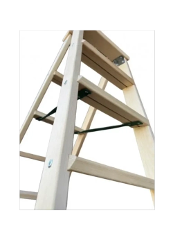 Стремянка деревянная 2х8 wide (рабоч. высота 3,3м)