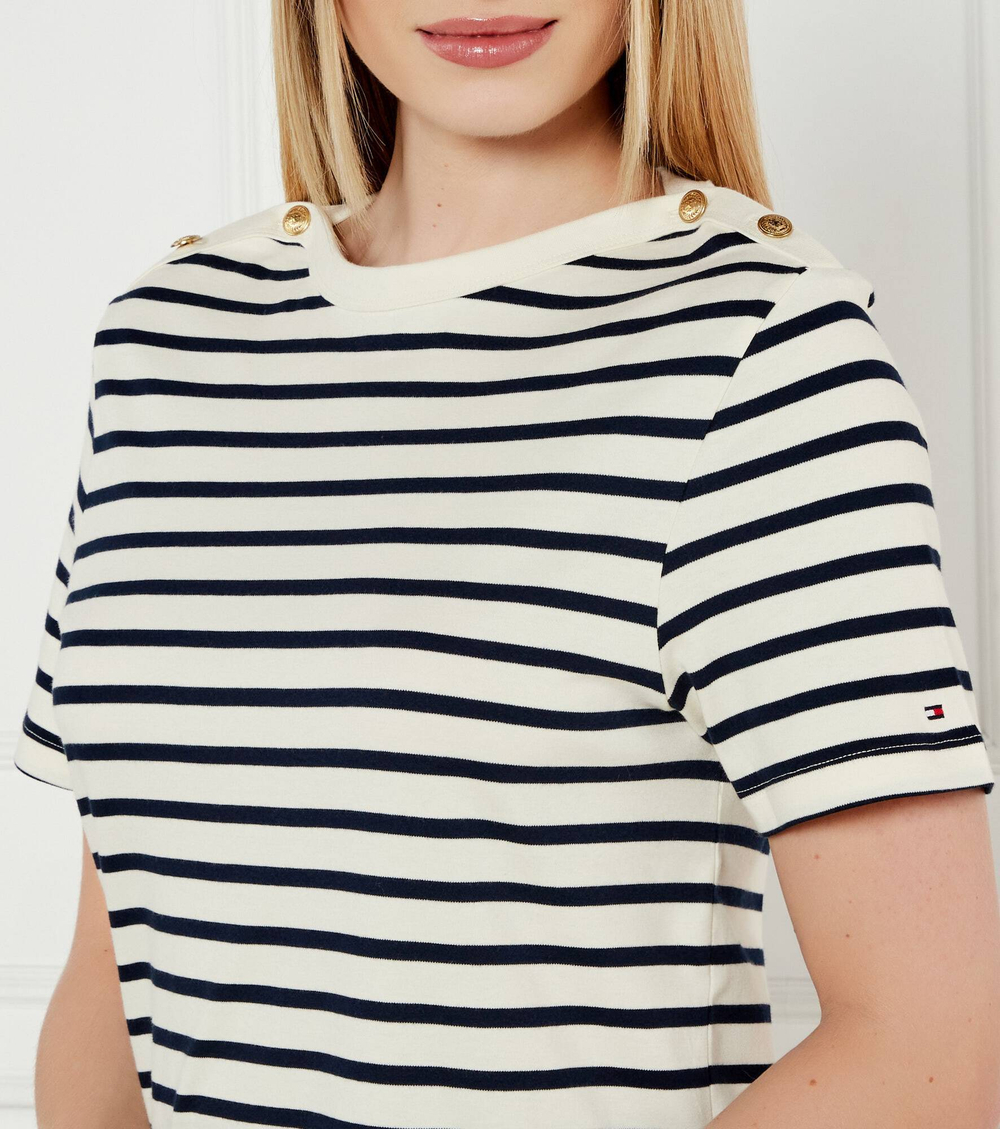 Футболка Tommy Hilfiger - экрю(WW0WW42907)