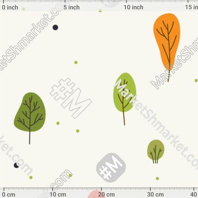 Лес в скандинавском стиле by veselova.design 150 DPI