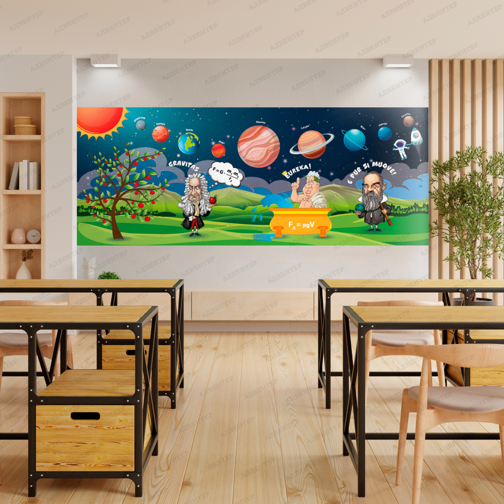 Фотообои для школы Кабинет физики 008