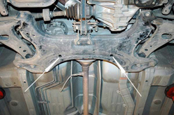 Защита картера и КПП Sheriff для Toyota Prius I/II (XW10/XW20) 2001-2006 арт.24.1197
