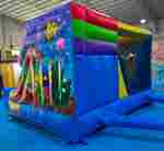 Коммерческий надувной батут «Подводный мир 2» 4*3,5*2,5 м