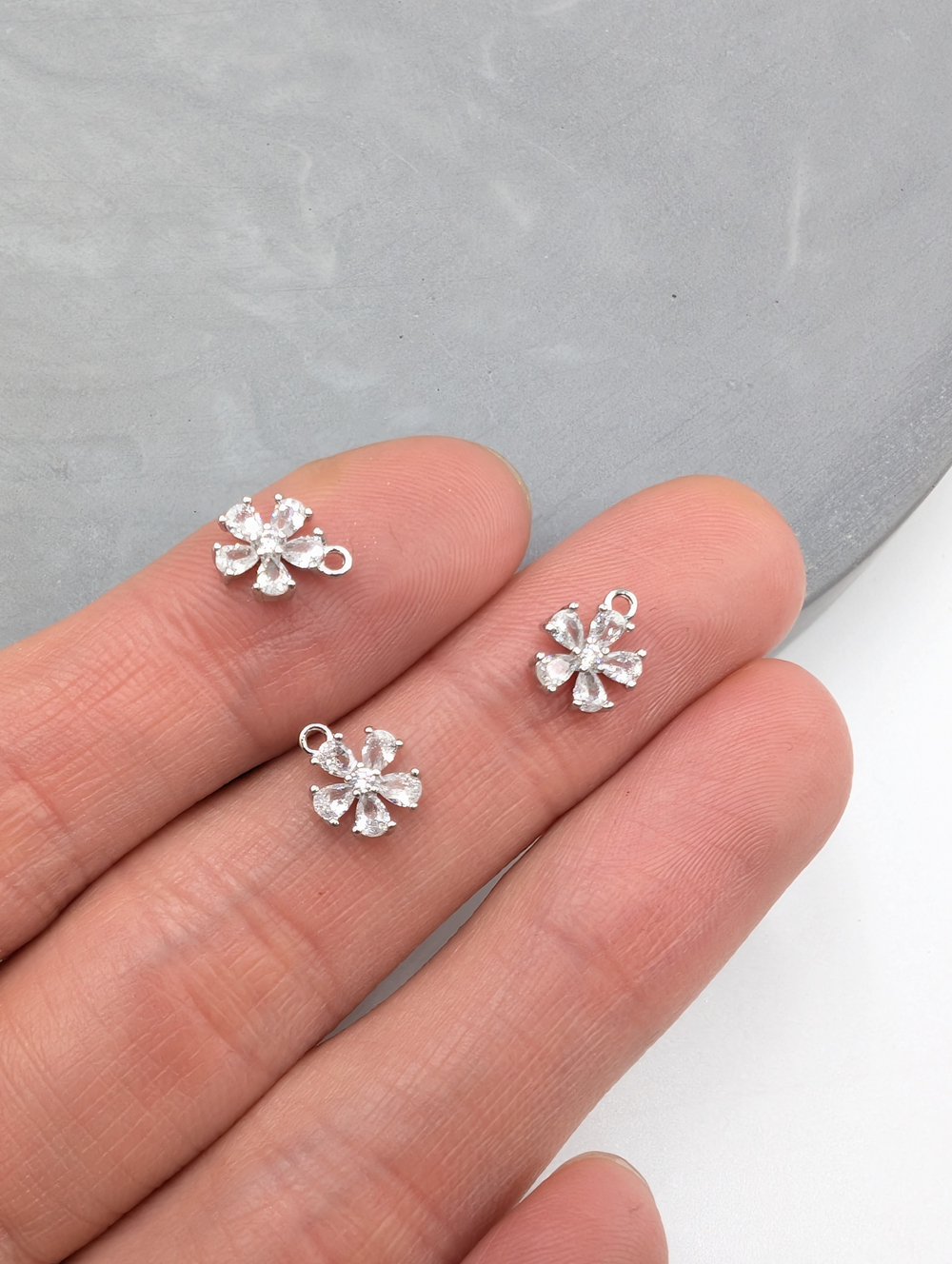 Подвеска цветок 8мм