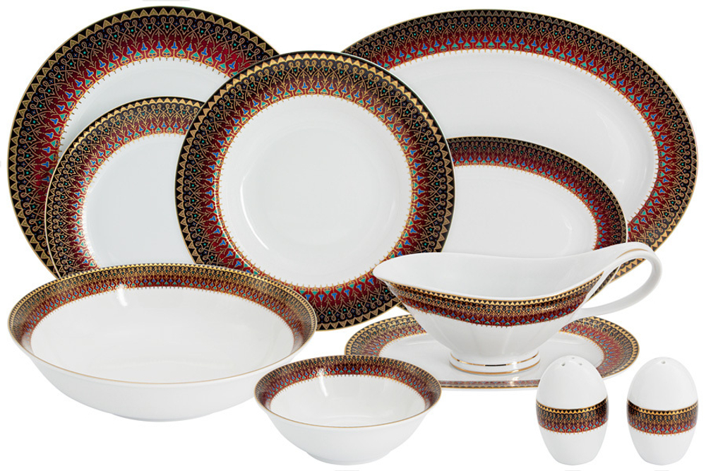 Обеденный сервиз 50 предметов на 12 персон Anna Lafarg Бухара
