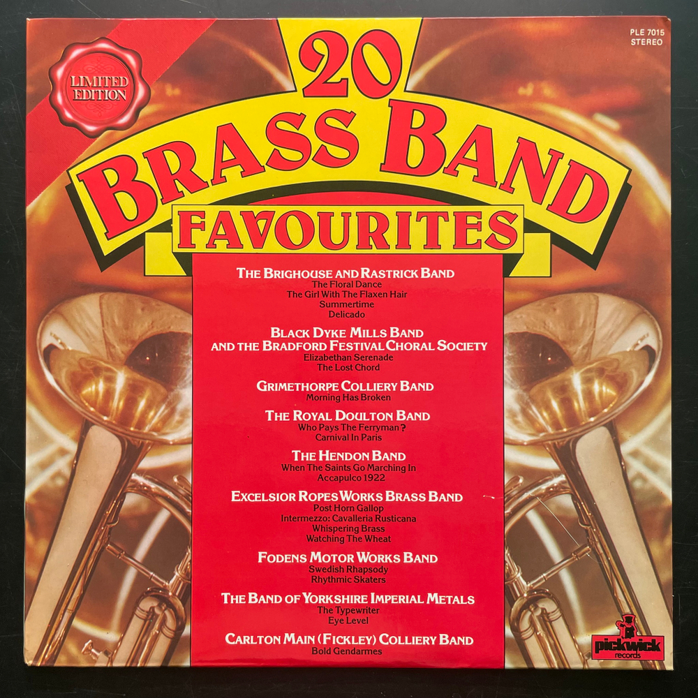 Сборник 20 Brass Band Favourites (Англия 1978г.)