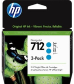 Картриджи HP 712 3ED77A голубой
