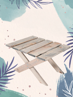 Журнальный столик Hocker деревянный, для сада, для кемпинга