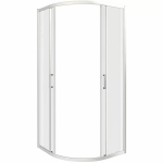 Душевой уголок Good Door Cube 80х80 КУ00001 стекло прозрачное/профиль хром