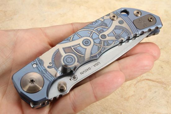 Нож Spartan Blades Harsey Watchworks, сталь S45VN, рукоять - титан