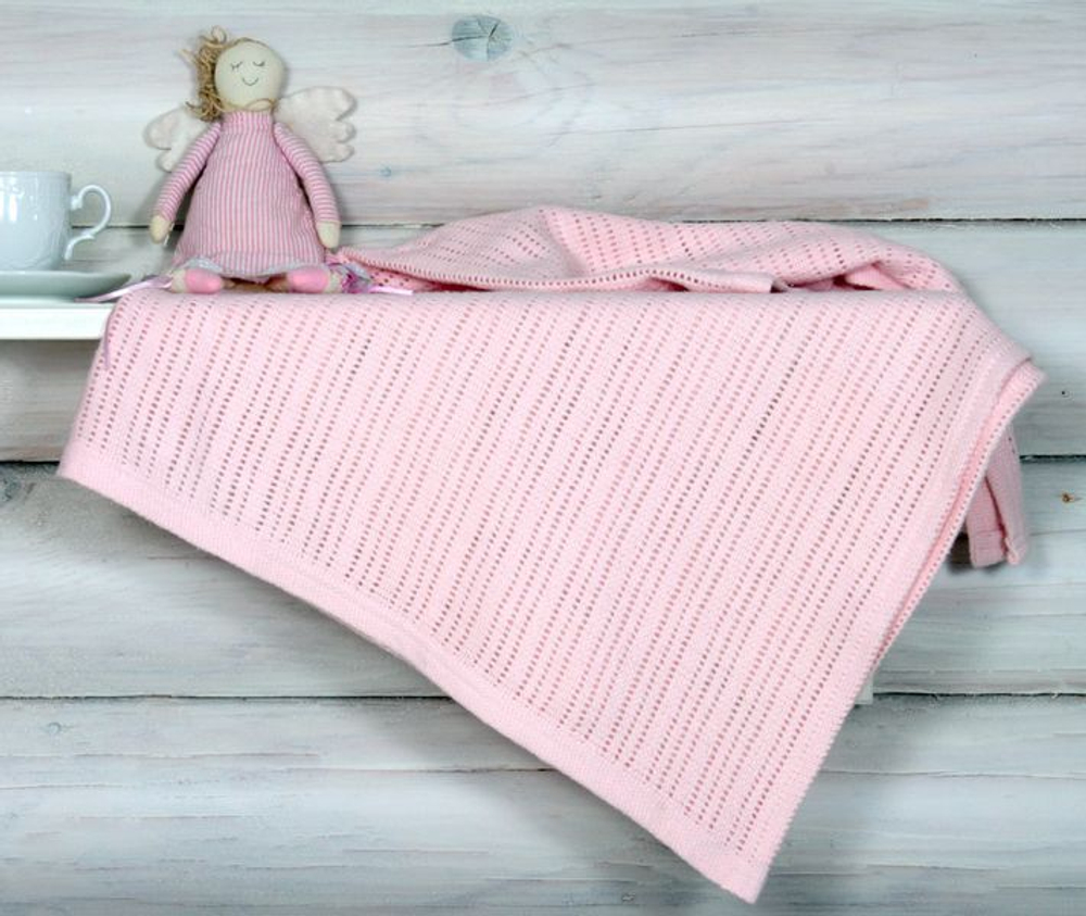 Элитный плед детский Lux 37 розовый от Luxberry