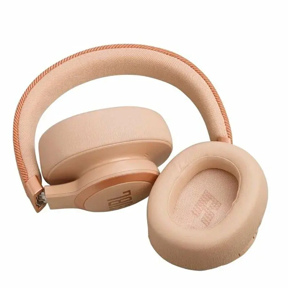 Беспроводные наушники JBL Live 770NC, Sand (Бежевый), ANC, полноразмерные