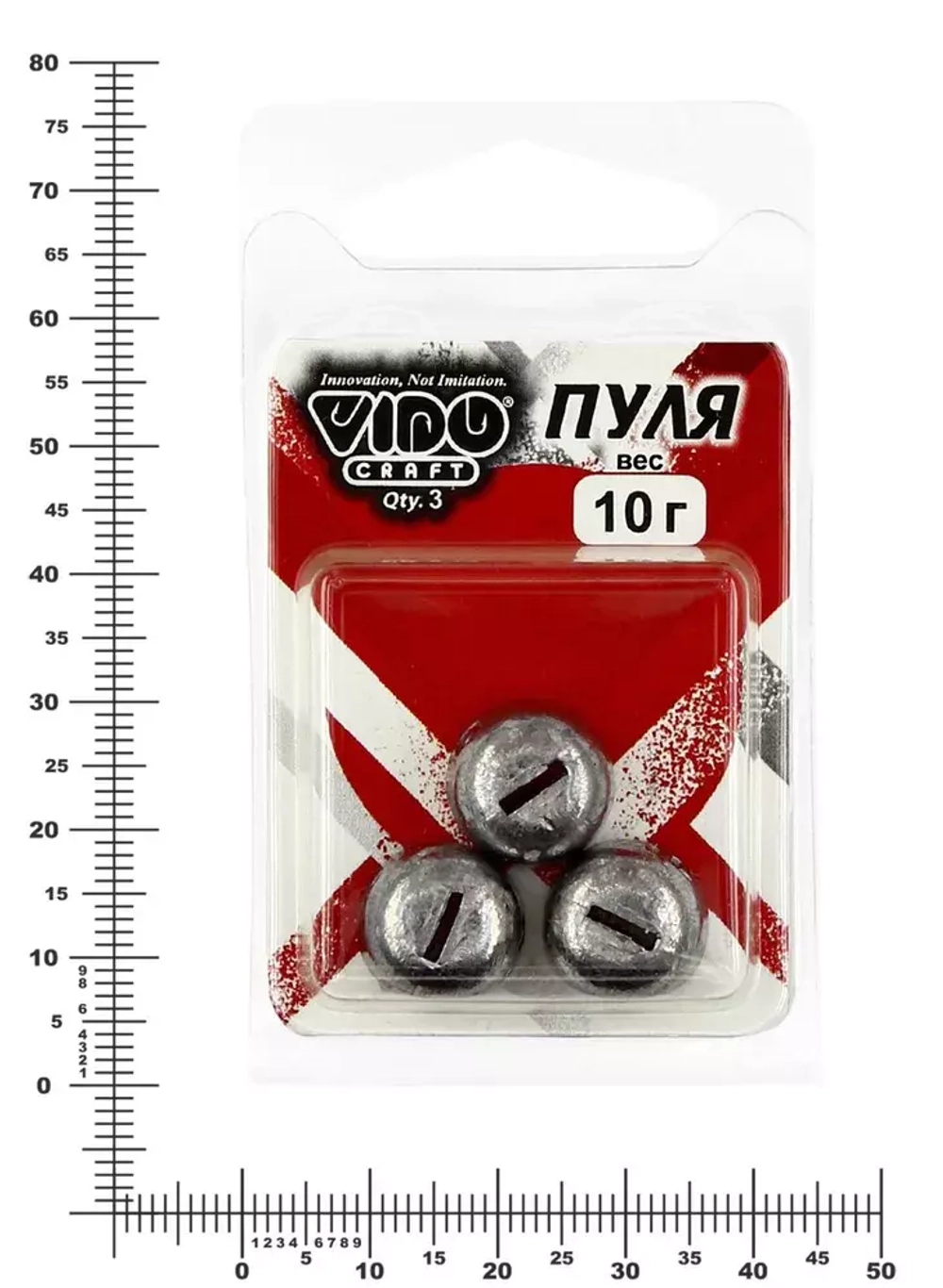 Груз "Пуля" для спиралей Jig Spring (3шт/уп)