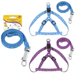 Шлейка прогулочная с поводком. Размер S. 2цв