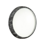 7639/DL COLOR SN 137 Светильник пластик/черн. мрамор LED 48Вт 4000K D410 IP43 MRAMO BLACK