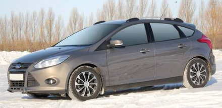 Рейлинги для а/м Ford Focus III (2011-) серый