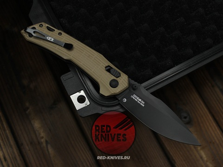 Нож Zero Tolerance 0203 - рукоять Desert, клинок черный