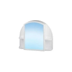 Шкафчик зеркальный ОРИОН снежно-белый