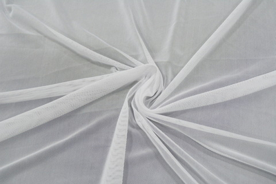 Сетка трикотажная эластичная, цвет- Белая, 0,95м