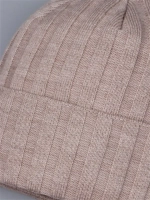 Шапка бини зимняя вязаная