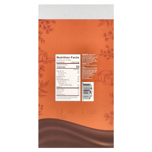 ChocZero, Keto Bark, молочный шоколад, карамель, 8 батончиков, 90 г (3,2 унции)