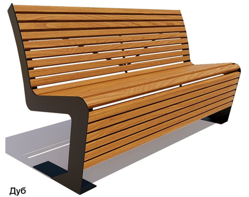Скамейка Пушкино, длина бруса - 1,8 м