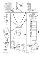 Рем.комплект помпы для YAMAHA F70A