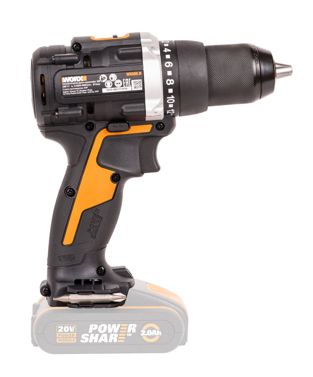Дрель-шуруповерт аккумуляторная WORX WX102