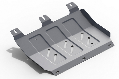 Защита РК Rival для Toyota Tacoma III (V - 3.5) 4WD 2015-2019 2019-н.в., штампованная, алюминий 6 мм, с крепежом, 2333.9522.1.6