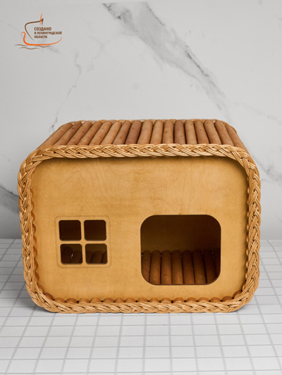 Домик для кошки, лежанка 43х31х31 см