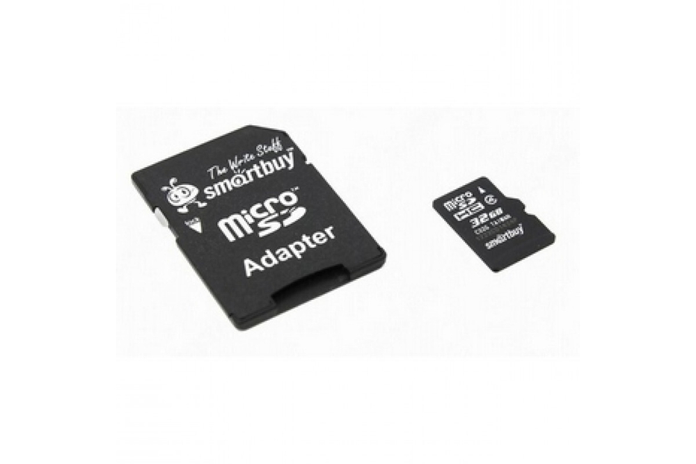 Карта памяти Smartbuy microSDHC Class 10 (10/10MB/s) 32GB + ADP
