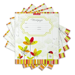 Тетрадь 18л., линия, Erich Krause, скрепка, офсет, мелованный картон, глиттер "Солнечная поляна"