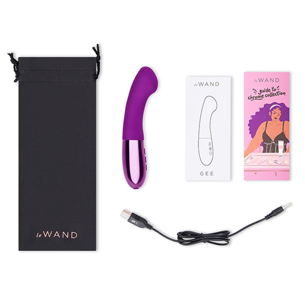 Вишневый стимулятор для точки G 16,6см Le Wand Gee LW-038-CHR