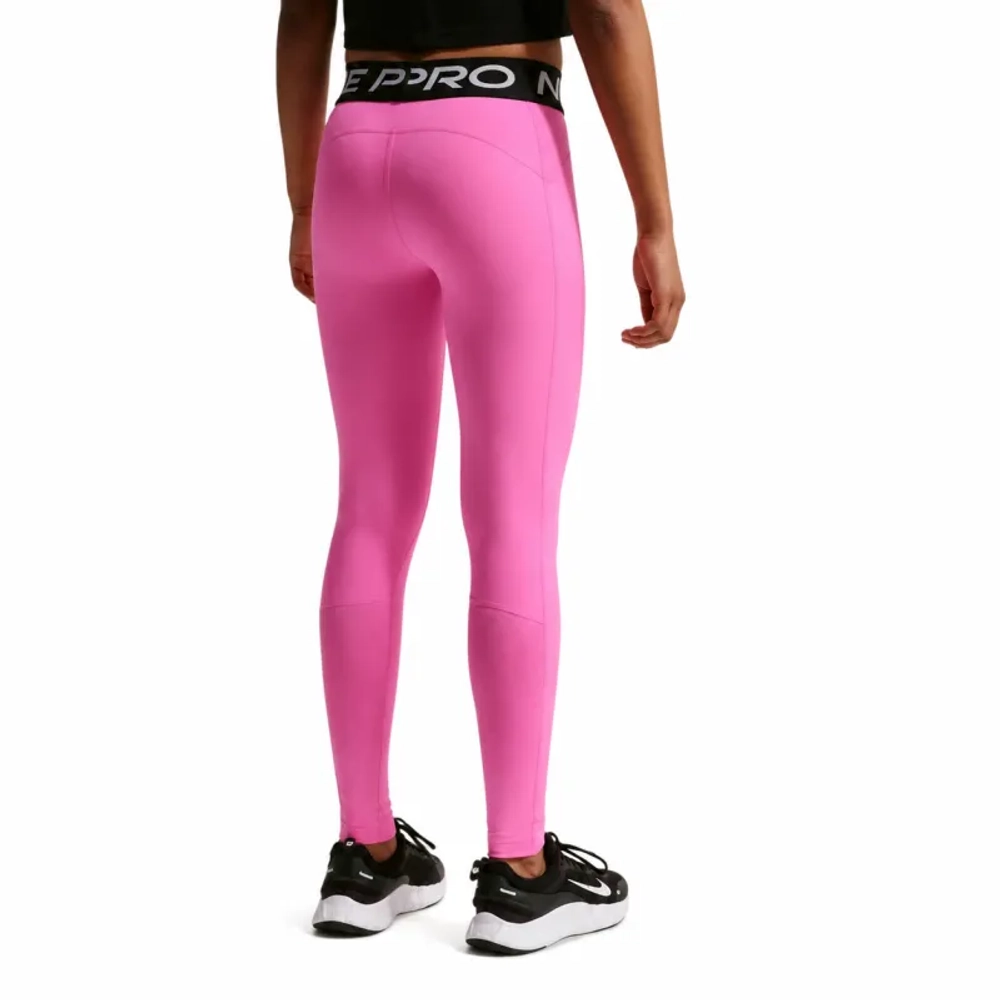 Брюки для девочки Nike Kids Pro Dri-Fit Tight - playful pink/white