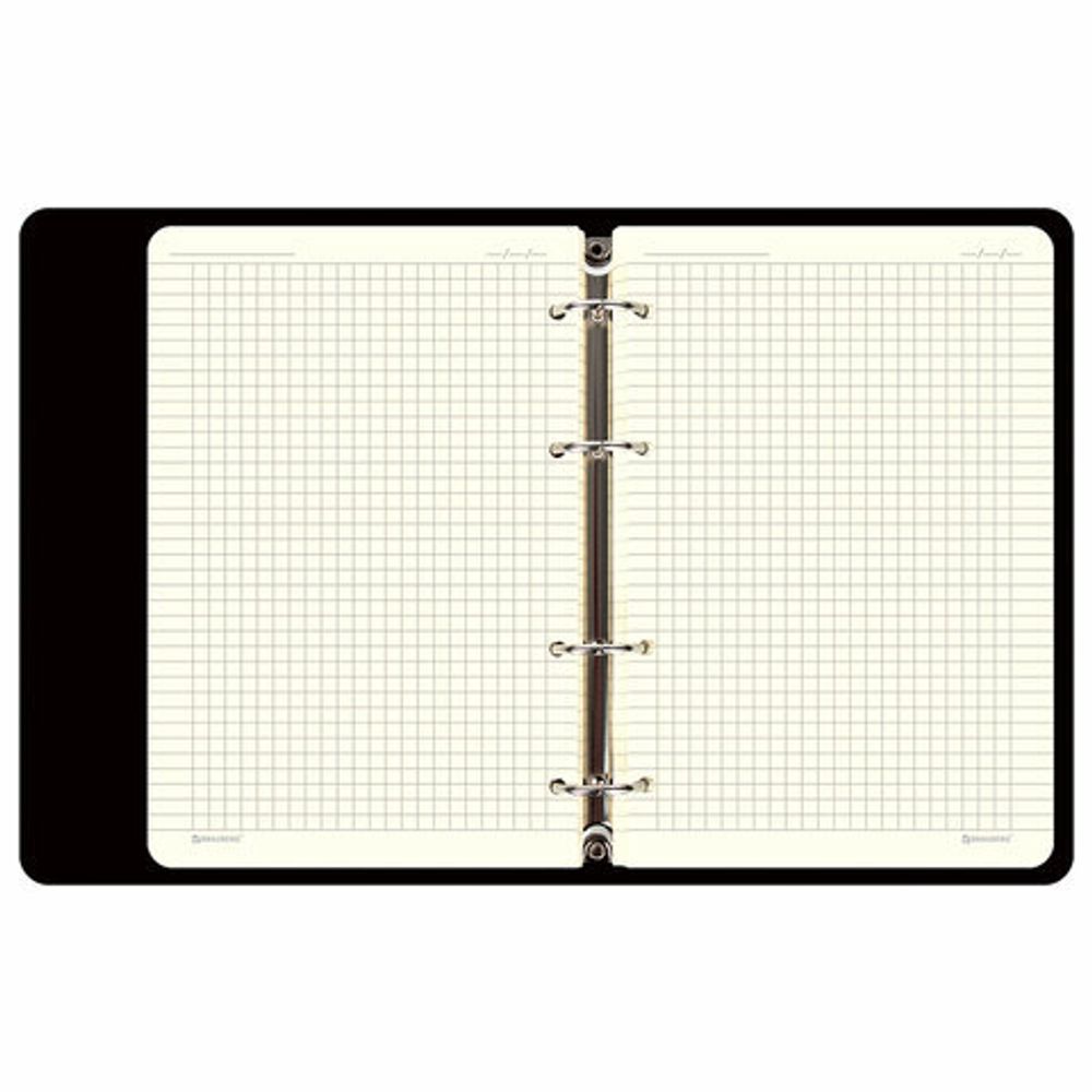 Тетрадь на кольцах А5 (180х220 мм), 80 л., под кожу, BRAUBERG VISTA, "Avocado", 112130