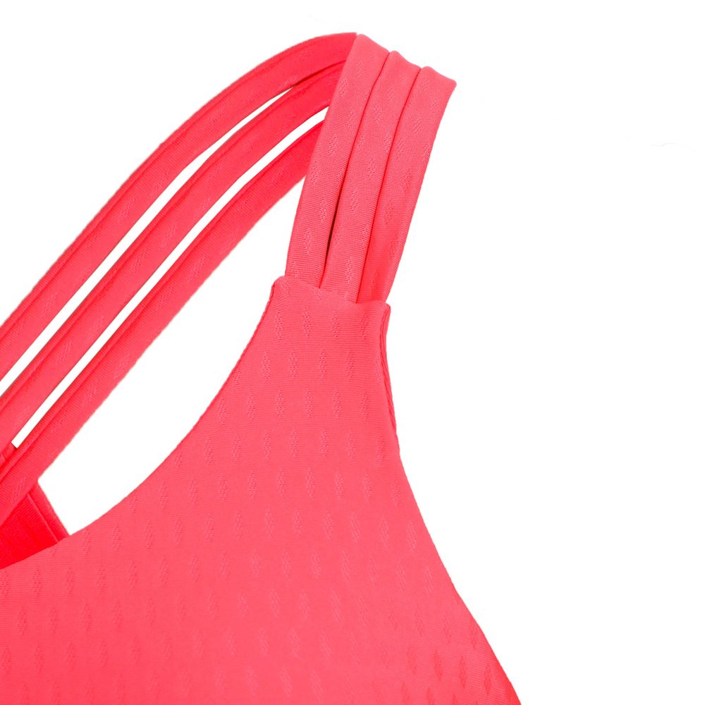 Женская теннисная майка Lucky in Love Tripple Strap With Bra Tank Top Women - Coral