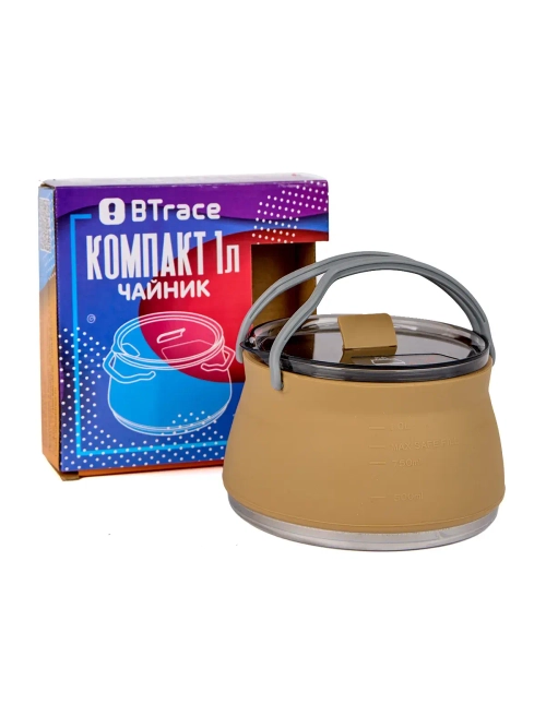 ЧАЙНИК BTRACE ПОХОДНЫЙ КОМПАКТ 1000мл
