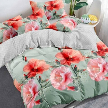 Комплект постельного белья "О. LISKA", поплин, 100% хлопок, Россия.