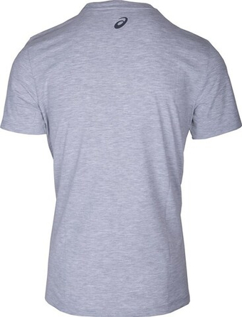 Мужская теннисная футболка Asics Chest Logo Short Sleeve T-Shirt - серый